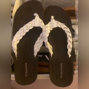 Braided strap sandals